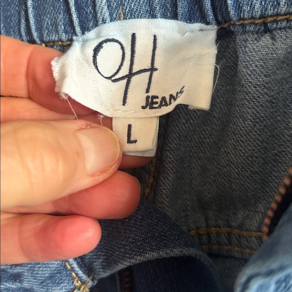 Oli & Hali Light Blue Patchwork 'LOVE' Star Straight-Leg Jeans - Picture 3 of 5